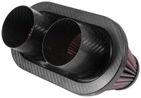 Thumbnail for K&N Universal Air Filter - 3in Dual Flange / 10x5.125in Base / 6.375x3.0625in Top / 5.5in Height