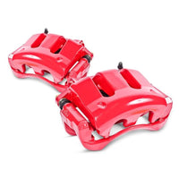 Thumbnail for Power Stop 98-01 Audi A4 Rear Red Calipers w/Brackets - Pair