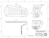 Thumbnail for Diode Dynamics 18-21 Jeep JL Wrangler/Gladiator SS3 Cowl LED Bracket Kit - Yellow Pro