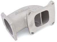 Thumbnail for Edelbrock Low Profile Intake Elbow 90mm Throttle Body to Square-Bore Flange As-Cast Finish