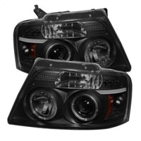 Thumbnail for Spyder Ford F150 04-08 Projector Headlights Version 2 LED Halo LED Blk Smke PRO-YD-FF15004-HL-G2-BSM