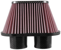 Thumbnail for K&N Universal Air Filter - 3in Dual Flange / 10x5.125in Base / 6.375x3.0625in Top / 5.5in Height