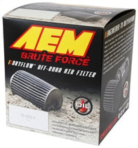 Thumbnail for AEM Brute Force Dryflow Air Filter - Conical 6in Base OD / 5.125in Top OD / 5.25in Height