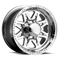 Thumbnail for Raceline 888 Renegade 16x8in / 8x165.1 BP / 0mm Offset / 130.81mm Bore - Polished Wheel