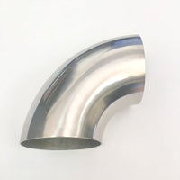 Thumbnail for Ticon Industries 5.0in Diameter 90 1D/5in CLR 2mm /.059in Wall Thickness Titanium Elbow