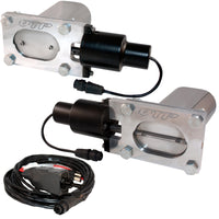 Thumbnail for QTP Bolt-On QTEC Dual Low Profile Oval Electric Cutout Valves - Pair
