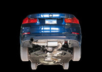 Thumbnail for AWE Tuning BMW F30 320i Touring Exhaust w/Performance Mid Pipe - Chrome Silver Tip (90mm)