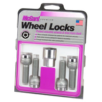 Thumbnail for McGard Wheel Lock Bolt Set - 4pk. (Radius Seat) M14X1.5 / 17mm Hex / 45.0mm Shank Length - Chrome
