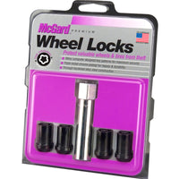 Thumbnail for McGard Wheel Lock Nut Set - 4pk. (Tuner / Cone Seat) M12X1.25 / 13/16 Hex / 1.24in. Length - Black