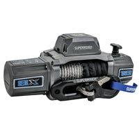 Thumbnail for Superwinch 12000 LBS 12V DC 3/8in x 80ft Synthetic Rope SX 12000SR Winch - Graphite