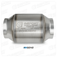 Thumbnail for GESI G-Sport 400 CPSI GEN 2 EPA Compliant 3.0in Inlet/Out Catalytic Converter-4.5in x 4in 500-850HP