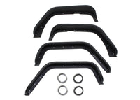 Thumbnail for Fishbone Offroad 07-18 Jeep Wrangler Front/Rear Tube Fenders - Aluminum Blk Txtrd Pwdrcoat(Set Of 4)
