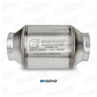 Thumbnail for GESI G-Sport 400 CPSI GEN 2 EPA Compliant 2.5in Inlet/Outlet Catalytic Converter-4in x 4in-350-500HP