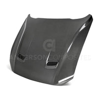Thumbnail for Anderson Composites 18-20 Ford Mustang Double Sided Type-OE Carbon Fiber Hood