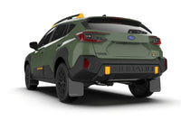 Thumbnail for Rally Armor - 2024 Subaru Crosstrek (Wilderness Only) Black UR Mud Flap W/Grey Logo-No Drilling Req