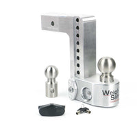 Thumbnail for Weigh Safe 8in Drop Hitch w/Built-in Scale & 2.5in Shank (10K/18.5K GTWR) - Aluminum