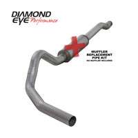Thumbnail for Diamond Eye KIT 4in CB MFLR RPLCMENT PIPE SGL AL: 03-07 FORD 6.0L F250/F350 (Extended Cab Only)