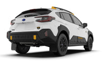 Thumbnail for Rally Armor - 2024 Subaru Crosstrek (Wilderness Only) Black UR Mud Flap W/Grey Logo-No Drilling Req