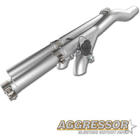 Thumbnail for QTP 17-18 Ford Raptor EC/CC 2.5in 304SS Aggressor Cutout Dual Mid Pipes