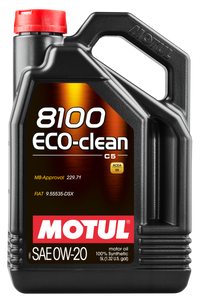 Thumbnail for Motul 5L Synthetic Engine Oil 8100 0W20 Eco-Clean