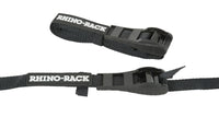Thumbnail for Rhino-Rack Rapid Tie Down Straps w/Buckle Protector - 3.5m/11.5ft - Pair - Black