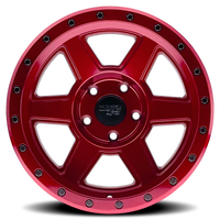 Thumbnail for Dirty Life 9315 Compound 17x9 / 6x139.7 BP / -38mm Offset / 106mm Hub Crimson Candy Red Wheel