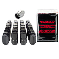 Thumbnail for McGard 8 Lug Hex Install Kit w/Locks (Cone Seat Nut) M14X1.5 / 22mm Hex / 1.635in. Length - Black