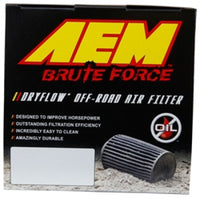 Thumbnail for AEM Brute Force Dryflow Air Filter - Conical 6in Base OD / 5.125in Top OD / 5.25in Height