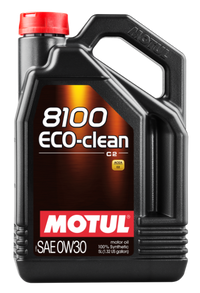 Thumbnail for Motul 5L Synthetic Engine Oil 8100 0W30 4x5L ECO-CLEAN  ACEA C2 API SM ST.JLR 03.5007