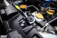 Thumbnail for Turbo XS 15-16 Subaru WRX/STI Billet Aluminum Radiator Stay - Black