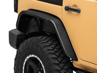 Thumbnail for Officially Licensed Jeep 07-18 Jeep Wrangler JK Tubular Fender Flares w/ Jeep Logo- Rear