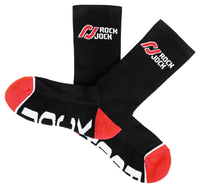 Thumbnail for RockJock Socks Black w/ Red and White Logo