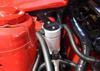 Thumbnail for J&L 05-10 Ford Mustang GT/Bullitt/Saleen Passenger Side Oil Separator 3.0 - Clear Anodized
