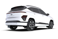 Thumbnail for Rally Armor 2024 Hyundai Kona EV Black UR Mud Flap - Red Logo
