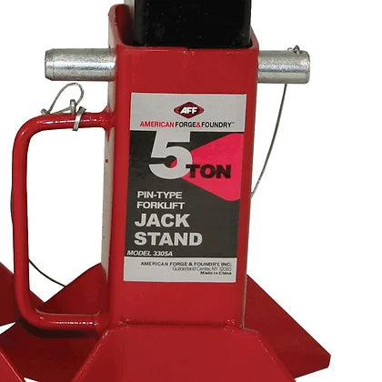 American Forge 3305A Jack Stand 5 Ton Pin-Type (Pair)