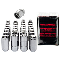 Thumbnail for McGard 8 Lug Hex Install Kit w/Locks (Cone Seat Nut) 9/16-18 / 13/16 Hex / 1.75in. Length - Chrome