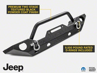 Thumbnail for Officially Licensed Jeep 07-18 Jeep Wrangler JK Trail Force HD Front Bumper w/ Jeep Logo