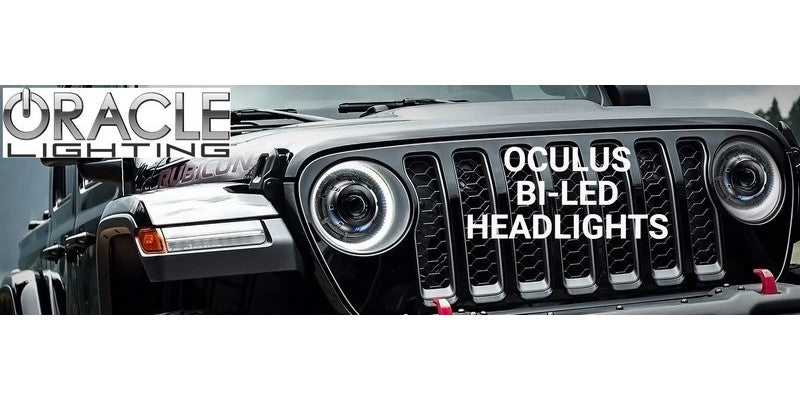 ORACLE LIGHTING OCULUS BI-LED PROJECTOR HEADLIGHTS FOR JEEP WRANGLER AND GLADIATOR