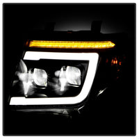 Thumbnail for Spyder Apex 05-08 Nissan Frontier High-Power LED Module Headlights - Black (PRO-YD-NF05AP-SEQGR-BK)