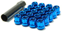 Thumbnail for Wheel Mate Muteki Open End Lug Nuts - Blue 12x1.50