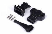 Thumbnail for Haltech Throttle Position Sensor (Black / CCW Rotation / 8mm D-Shaft)