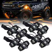 Thumbnail for Oracle Underbody RGB+W Wheel Well Rock Light Kit - 8 PCS - ColorSHIFT SEE WARRANTY