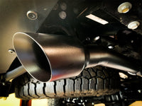 Thumbnail for MBRP 2020 Jeep Gladiator 3.6L 2.5in Dual Rear Exit Cat Back Exhaust Black Coated