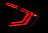 Thumbnail for AlphaRex 16-21 Honda Civic Hatchback / Type-R FK8 Nova-Series LED Tail Lights (Pair) - Black
