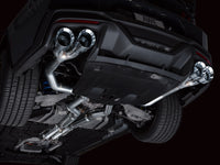 Thumbnail for AWE 2024 Ford Mustang Dark Horse S650 RWD Track Edition Catback Exhaust w/ Quad Chrome Silver Tips