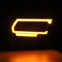 Thumbnail for AlphaRex 19-22 Dodge Ram 1500 PRO-Series Projector Headlights Alpha Black w/Seq Signal/DRL