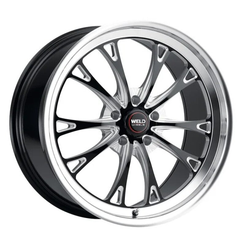 Weld S157 18X5 Belmont Drag 5X115 ET-32 BS1.5 Gloss Black MIL Dia 78.1