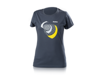 Thumbnail for Akrapovic Lifestyle T-shirt Mesh Womens Blue-Grey - Large