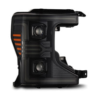 Thumbnail for AlphaRex 20-22 Ford F-250/350/450 SD LUXX-Series LED Proj Headlights Alpha-Bk w/Acv Light SS & SBDRL