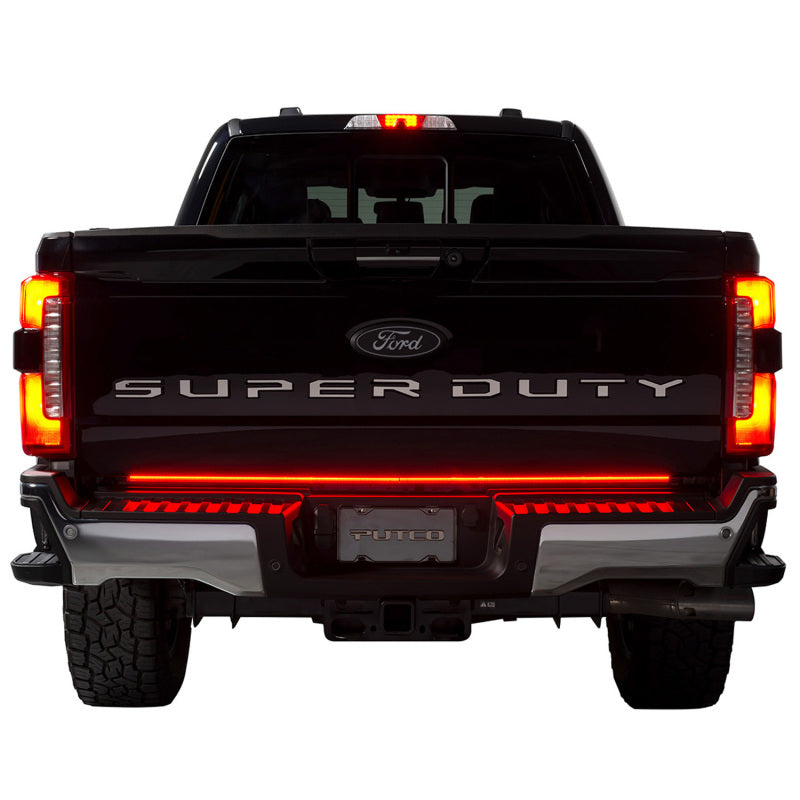 Putco 2024 Ford SuperDuty F-250 60In Direct Fit Red Blade Kit Tailgate Bars w/ LED Taillamps